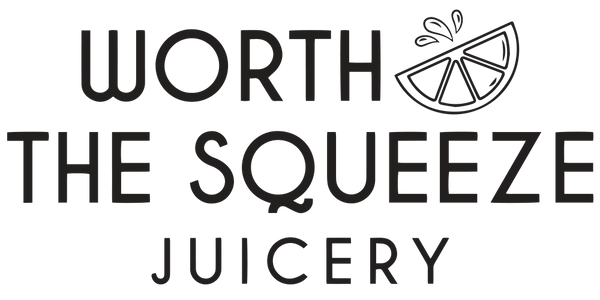 Worth the Squeeze Juicery logo